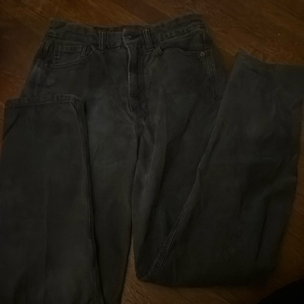 Gray American Eagle Corduroy Pants